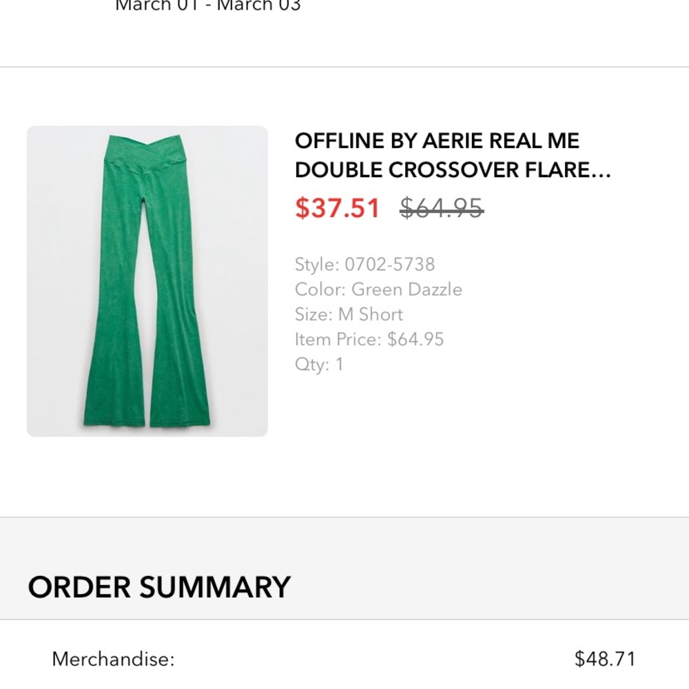 Double crossover leggings